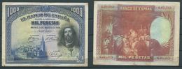 ESPAGNE SPANIEN SPAIN 1000 PTA 15 AGOSTO 1928 SAN FERNANDO - 100 Pesetas