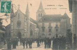 38 // CORBELIN  L'église  ANIMEE - Corbelin