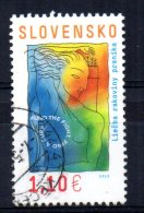 Slovakia - 2013 - Breast Cancer Awareness - Used - Used Stamps