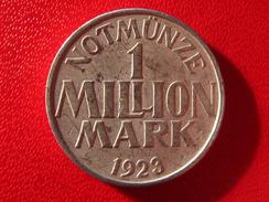 Allemagne - Notmünze - 1 Million De Mark 1923 3816 - Sonstige & Ohne Zuordnung