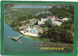 Swimming Pool And Wilmington River General Oglethorpe Hotel Savannah Vue Aérienne  CPM  Année 1991 - Savannah
