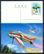 NORTH KOREA 2016 AIR SPORTS POSTCARD MINT - Parachutespringen