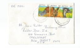 Australia Mole Creek Tasmania To Carlstadt New Jersey USA. CDS. Post Marks - Storia Postale