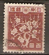 JAPON   -   1946 .  Y&T N° 361 Oblitéré  .   Fleurs - Gebruikt