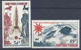 1970 SAINT PIERRE MIQUELON PA 48-49** Expo Osaka, Fusée, Montagne - Ongebruikt