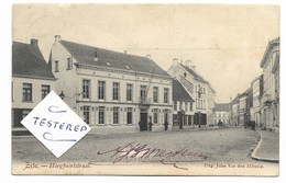 ZELE   Hoogpoortstraat   1906   Sterstempel/cachet étoile  VLIERMAAL - Zele