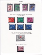 Suisse - Collection Vendue Page Par Page - Timbres Oblitérés / Neufs */** (avec Ou Sans Charnière) - Oblitérés