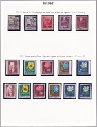 Suisse - Collection Vendue Page Par Page - Timbres Oblitérés / Neufs */** (avec Ou Sans Charnière) - Oblitérés