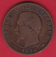 France 5 Centimes Napoléon III - 1856 K - 5 Centimes