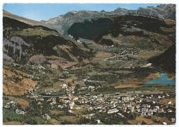 CPSM BOURG SAINT MAURICE, VUE GENERALE AERIENNE, PLUS AU FOND, VILLAGE DE SEEZ, COL DU PETIT ST BERNARD, SAVOIE 73 - Bourg Saint Maurice