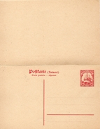 Colonie Allemande Karolinen Entier Postal Double - Carolines