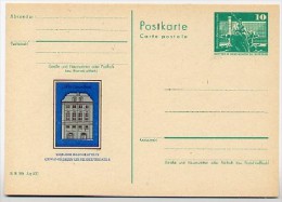 DDR P79-6-80 C136 Postkarte PRIVATER ZUDRUCK Gewandhaus Leipzig 1980 - Privé Postkaarten - Ongebruikt