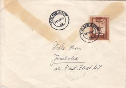 THE SICKLE AND THE HAMMER MEDAL, STAMPS ON COVER, 1969, ROMANIA - Briefe U. Dokumente