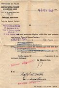 VP6783 - Lettre De La Préfecture De Police 17ème Secteur D.P à PARIS - Polizei