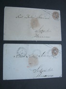 1874/1867 , BERLIN  Post Exp. 13  Und  15  , 2  Klare Stempel Auf  2 Ganzsachen - Ganzsachen