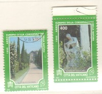 VAT 1995 1018-19 2 Val Conservazione Della Natura Fu - Used Stamps