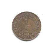 CYPRUS 1930 KGV 1/2 PIASTRE BRONZE COIN EXTF-AUNC - Chypre