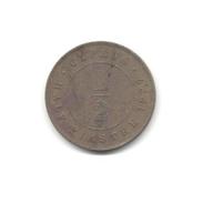 CYPRUS 1927 KGV 1/2 PIASTRE BRONZE COIN F-VF - Chypre