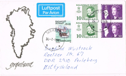 20666. Carta Aerea PITUFFIK (Gronland) Groenlandia 1989. Denmark Autonomie - Brieven En Documenten