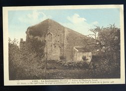 Cpa Du 85 La Jaudonnière Ruines De L' église De Pareds -- La Chataigneraie -- Fontenay Le Comte  JIP87 - La Chataigneraie