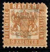 Stamp German States Baden 1862-65 9kr  Mint Lot10 - Neufs