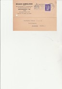 CARTON  COMMANDE AFFRANCHIE TIMBRE ALLEMAND N° 709 OBLITERE CAD MULHAUSEN ELS2 FLAMMEE BOLLWERK DEUTSCHEN FLEISSES 1942 - Other & Unclassified