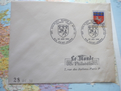 FDC Blason St Lo 22/06/1969 St Joseph - Covers & Documents