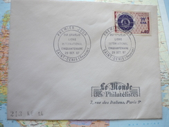 FDC Lions International Cinquantenaire 29/10/1967 St Denis - Storia Postale