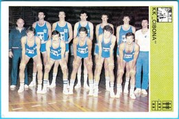 KK CIBONA Zagreb - Kresimir Cosic Mirko Novosel - Yugoslavia Old Card Svijet Sporta Basketball Basket-ball Pallacanestro - Andere & Zonder Classificatie