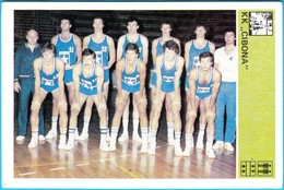 KK CIBONA Zagreb - Kresimir Cosic Mirko Novosel - Yugoslavia Old Card Svijet Sporta Basketball Basket-ball Pallacanestro - Sonstige & Ohne Zuordnung