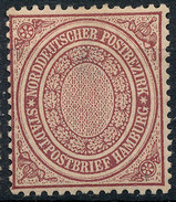 Stamp German States NORTH GERMAN CONFEDERATION 1868-69 1/2s Mint  Lot3 - Postfris