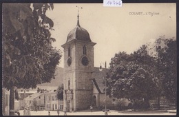 Couvet - L'église Et La Place Ca 1917 (14´446) - Couvet