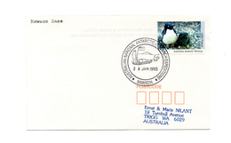 ENVELOPPE POLAIRE DU 28/01/1993  MAWSON BASE - Lettres & Documents