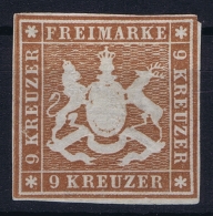 Würtemberg 1865 Mi Nr 33a Not Used (*) SG - Postfris