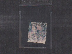India Scott # 21 (SG # 56) Used 8p Lilac Victoria From 1865-67 Catalogue $9.00 - 1858-79 Compagnie Des Indes & Gouvernement De La Reine