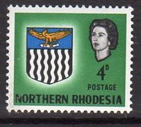 Northern Rhodesia QEII 1963 Coat Of Arms 4d Definitive, SG 79, MNH (BA) - Northern Rhodesia (...-1963)