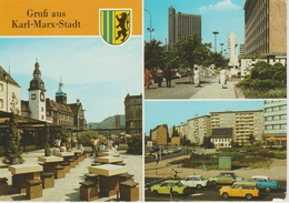 (DE1081) CHEMNITZ. ROSENHOF. HOTEL KONGRESS ... UNUSED - Chemnitz (Karl-Marx-Stadt 1953-1990)