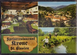 Sankt Blasien - S/w Speiserestaurant Krone - St. Blasien