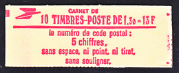 France 2059 C2a Gomme Mate Carnet Sabine Ouvert  Neuf ** TB MNH  Sin Charnela Cote 39 - Modern : 1959-…