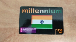 Israel-millennium Logo Cellcom -(5)-(6months)-(1150units)-used Card - India