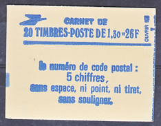 France 2059 C4a  Conf 8 Carnet Sabine Ouvert  Neuf ** TB MNH  Sin Charnela Cote 75 - Modern : 1959-…
