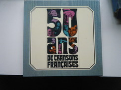 50 Ans De Chansons Françaises - Coffret De 6 Disques 33t LP - Hit-Compilations