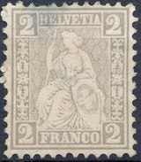 Stamp Switzerland 1862-64 2c Mint Lot#14 - Ongebruikt