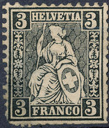 Stamp Switzerland 1862-64 3c Mint Lot#16 - Ongebruikt