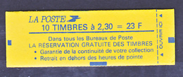 France 2614 C 3 Conf 9 Carnet Marianne De Briat Fermé Neuf ** TB MNH  Sin Charnela Cote 18 - Modern : 1959-…
