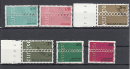 Europa Cept  -  1971  Annata Completa | Complete Year Set (usati) = 6 Scan - Volledig Jaar