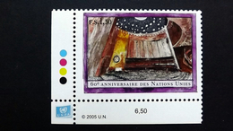 UNO-Genf 508 **/mnh, 60 Jahre Vereinte Nationen (UNO), Sitzungssaal Der Generalversammlung - Unused Stamps