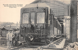 ¤¤  -  Nouvelle Automobile Electrique Des Chemins De Fer De L'Etat (Type 1912)  -  Train, Cheminots   -  ¤¤ - Materiale