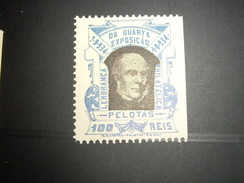 PORTUGAL  BRESIL EXPOSITION PHILATELIQUE  1934  -SG    100 Reis - Ongebruikt