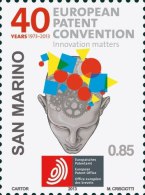 2013 - SAN MARINO - SAINT-MARIN -  40° Anniv Dalla Firma Della Convenzione Brevetti -   NH - (**) - New Mint - Usati
